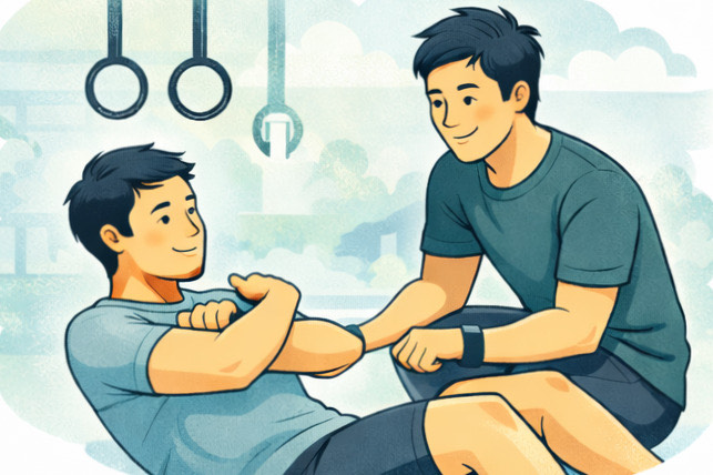 マンツーマンで丁寧に指導するパーソナルトレーニング