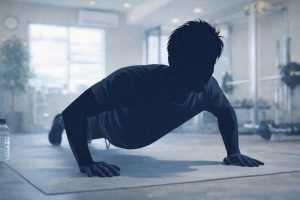 腕立て伏せ（PUSH UP）のイメージイラスト